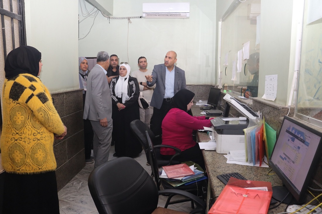 السكرتير العام المساعد يتفقد المركز التكنولوجي